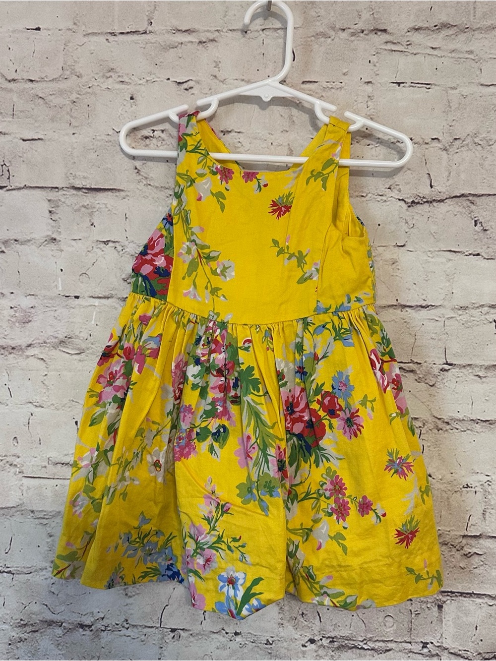 Polo by Ralph Lauren Yellow Floral Sundress for Kids